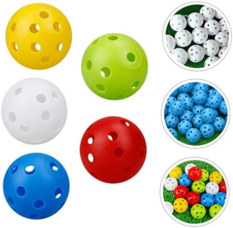 VICASKY 50pcs Plastic Hollow Golfing Training Balls - Image 2