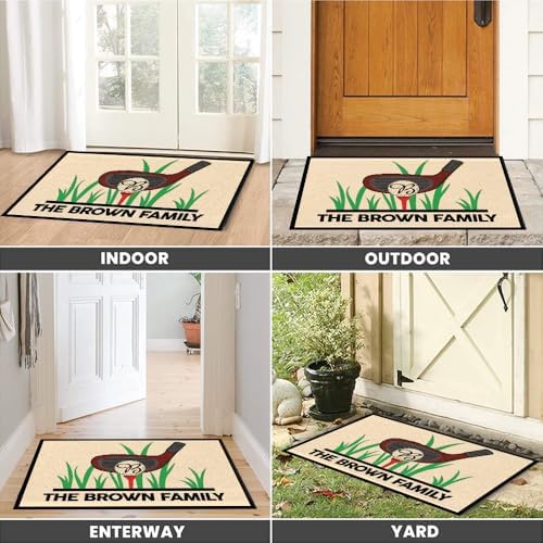 Personalized Golf Non-Slip Doormat - Image 2