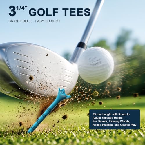 Numbered Plastic Golf Tees, 3-1/4 Inch, 100 Pack - Image 5