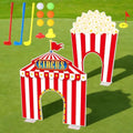 19 PCS Carnival Party Mini Golf Game Set Circus Tent Popcorn Game Set Include by Oitnlaughter