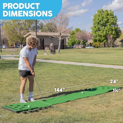 MD Sports Big Sky Putting Green Golf Training Games Pong Style - Image 2