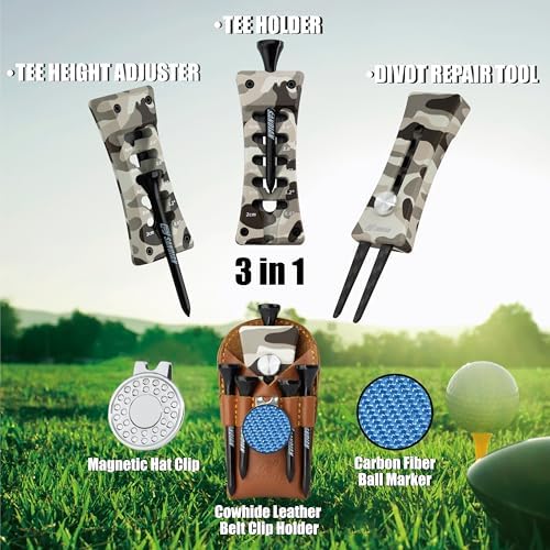 SANDIAN, All-in-1 Value Pak, Adjustable Golf Tee Height Setter - Image 3