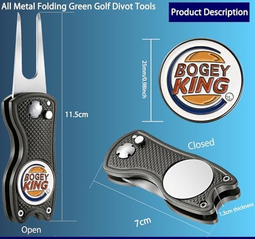 Adhere Golf Ball Markers & Divot Tools Personlized Enamel Ball Markers - Image 2