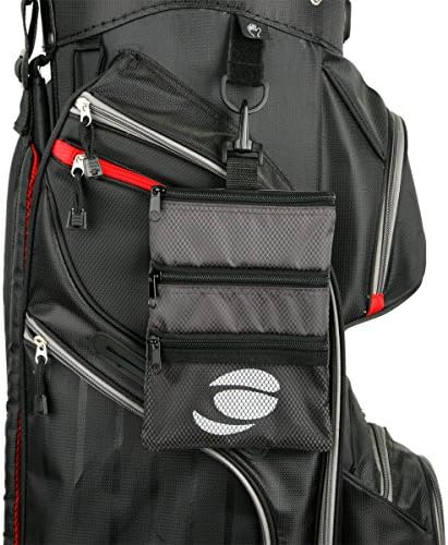 Orlimar Detachable Golf Accessory Pouch, 3 Zippered Pockets - Image 4