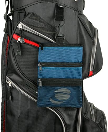 Orlimar Detachable Golf Accessory Pouch, 3 Zippered Pockets - Image 4