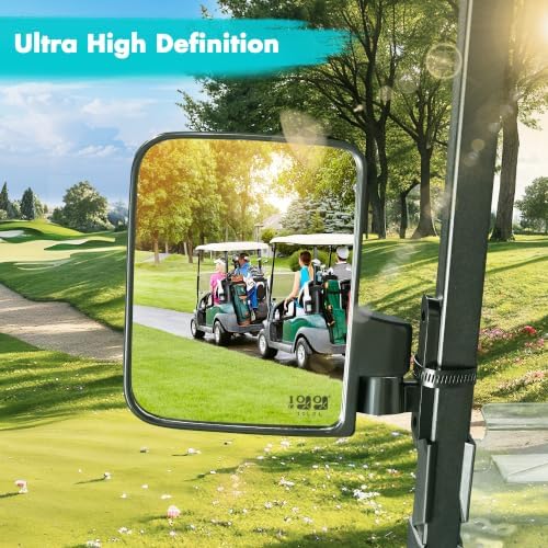 10L0L Golf Cart Mirror, Extra Large Side Rear View Universal - Image 2