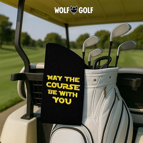Wolf Golf Towels May The Course Be - Image 6