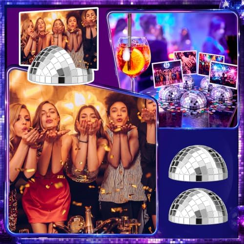 Leinuosen 24 Pcs Disco Ball Place Card Holders Photo Stand - Image 5