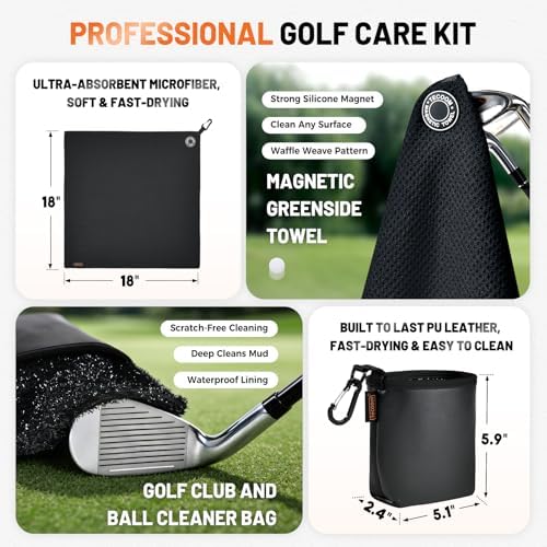 Tecoom Golf Club & Ball Cleaner Bag - Image 2