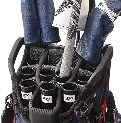 Izzo Golf Black Plastic Golf Club Tube - Image 3
