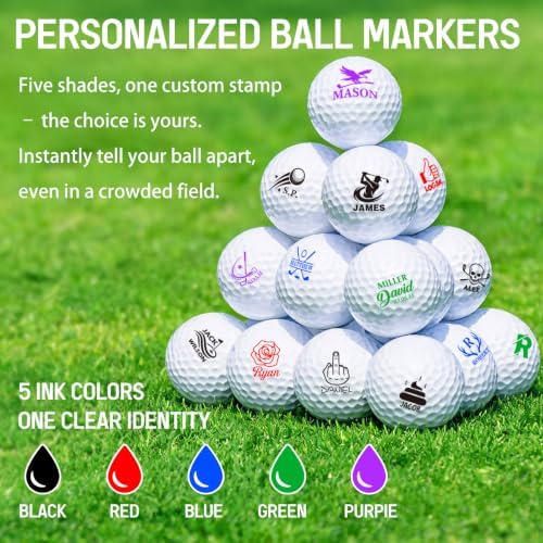 Golf Ball Stamp Personalized, Golf Gifts - Image 4