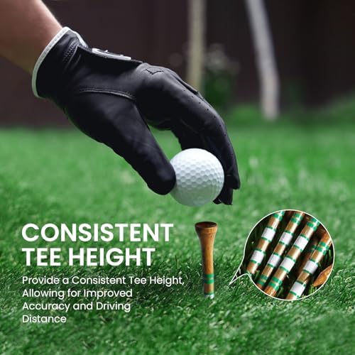 FINGER TEN Wooden Golf Tees Western Birch 100 Pack - Image 6