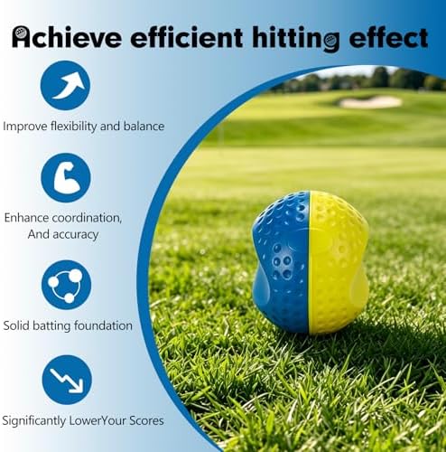 Golf Training Aid Ball, Golf Training Ball Between arms Optimize Impact - Image 4