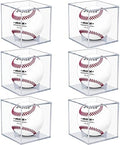 6 Pack Clear Acrylic Baseball Case Display by VOLEAARWALLPAPER