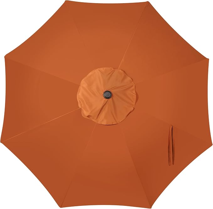 9' Outdoor Patio Umbrella, Outdoor Table Umbrella, Yard Umbrella, Market - Image 5
