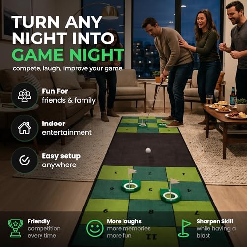 Golf Putting Mat: Indoor Putting Green - Image 3