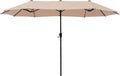 HERA'S PALACE 13 ft Rectangle Patio Umbrellas Large Outdoor Umbrella by HERASPALACE