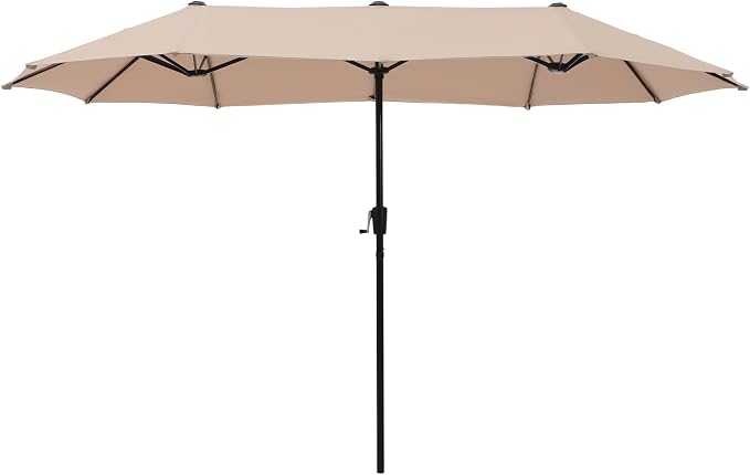HERA'S PALACE 13 ft Rectangle Patio Umbrellas Large Outdoor Umbrella by HERASPALACE