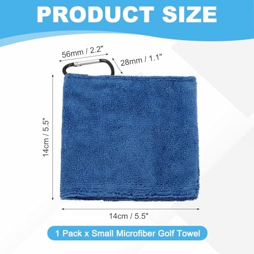 Small Microfiber Golf Towel, Pocket Golf Ball Towel - Image 2