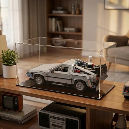 Acrylic Display Case for LEGO 10300 Back to the Future Time Machine, 15.7" x - Image 2