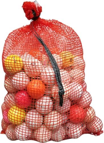 100 Shag/Practice/Hit Away/Range Used Golf Ball Mix in Mesh Bag - Image 2
