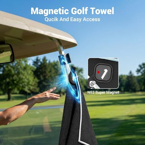 4-in-1 Magnetic Golf Towel - Image 4