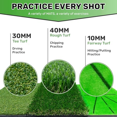 Golf Hitting Mats Training Equipment, Golf Practice Mat - Image 3
