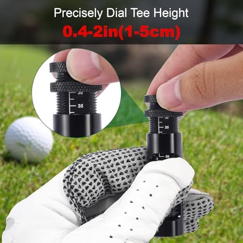 Beautist Aluminum Adjustable Golf Tee Height Setter Tool - Image 2