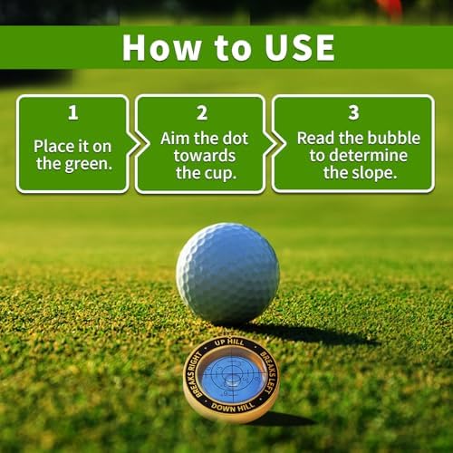 High Precision Golf Green Reader Funny Ball Marker Golf Putt Training Aid - Image 6