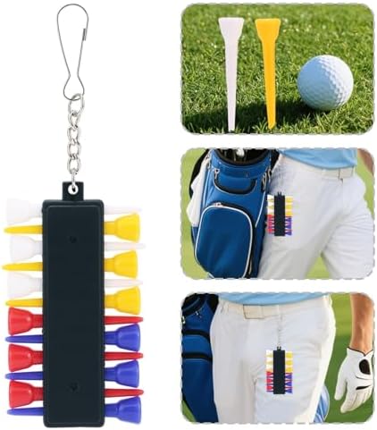 2 Sets Golf Tee Holder Kits, Creative Color Design Golf Ball Tee Organizer - Image 3