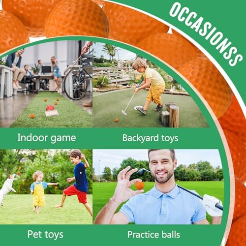 Junkin 24 Pcs Foam Golf Balls Practice Realistic Feel - Image 6