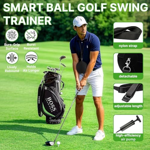 Golf Training Aids Kit, 3-in-1 Swing Training Set - Image 5