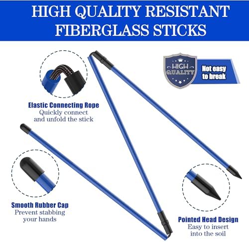 Seticek 2 Pack 48" Golf Alignment Sticks, - Image 2