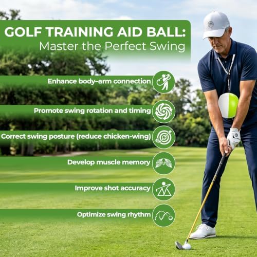Golf Swing Trainer Ball, Forearm Connection Training Aid - Image 3