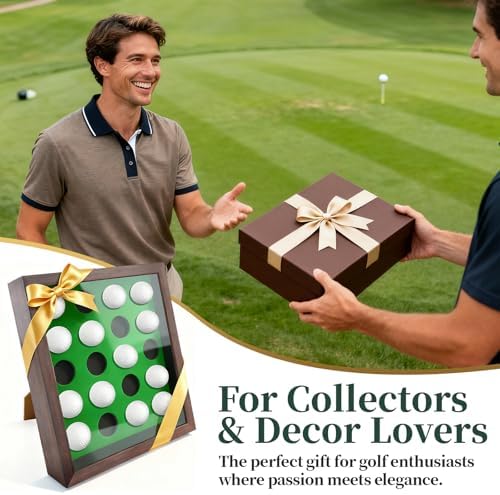 Golf Balls Display Case Frame for 20 Balls, 10.3" x 12.2" Golf Balls Shadow Box - Image 6