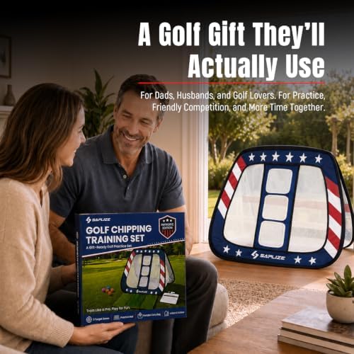 SAPLIZE Chipping Net Training Set, Patriotic Design Practice Net - Image 4