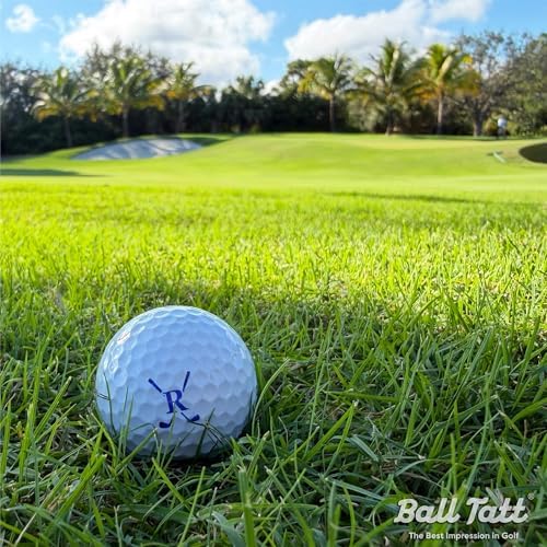 Golf Ball Stamp Personalized Monogram Initial Self-Inking Marker Quick Dry - Image 2