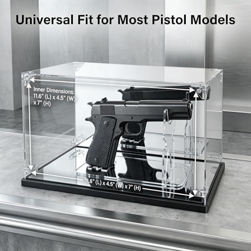 Acrylic Pistol Display Case - Image 3