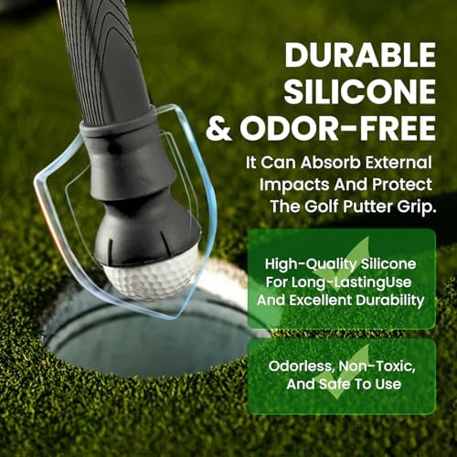 Golf Ball Retriever for Putter Value 3 Pack，Durable Flexible Rubber Suction Cup - Image 2
