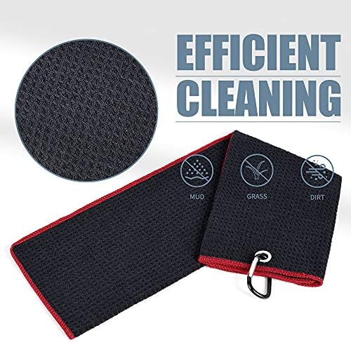 Mile High Life Tri-fold Golf Towel | 16" X 24" | Premium Microfiber Fabric | - Image 3