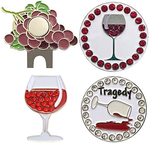 Giggle Golf Happy Hour Bling Golf Ball Marker by GiggleGolf