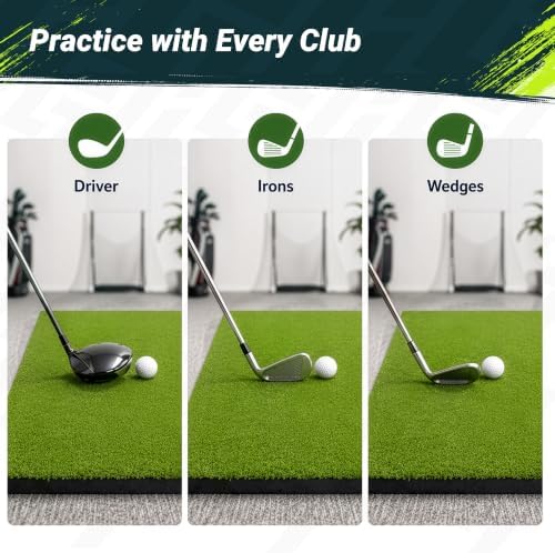 SAPLIZE Foldable Heavy-Duty Golf Hitting Mat - Image 7