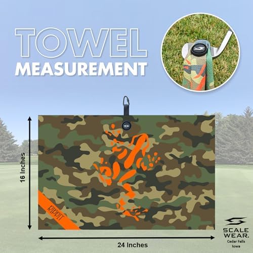 Magnetic Waffle Golf Towel 16x24 - Image 2