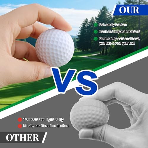 20 Pack Practice Golf Balls, 41mm Foam Golf Balls, Limited Flight Design - Image 3