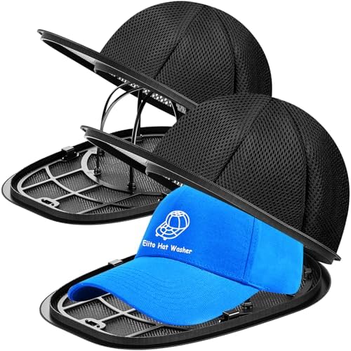 Eiito Hat Washer Cage, 2 Pack Black Ball Cap Washer by Eiito