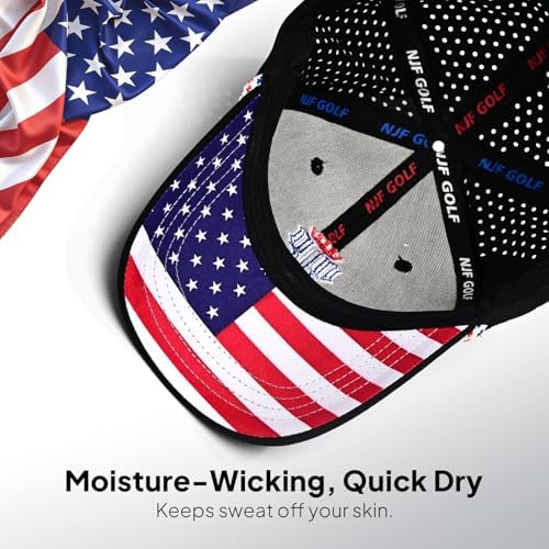 NJF Golf Performance Hats for Men - Image 5