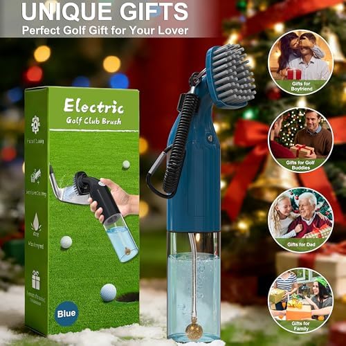 Electric Golf Club Cleaner Brush AA Battery Powered - Image 4