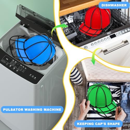 Eiito Hat Washer for Washing Machine, Fits Adult & Kids’ Baseball Caps - Image 6