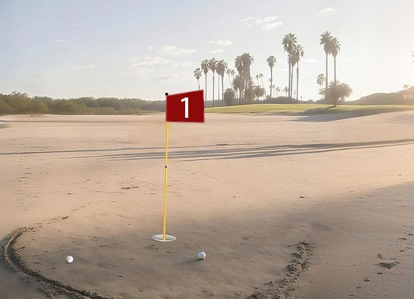 Mini Golf Course for Beach Backyard Putting Game, 2 Adjustable Putters - Image 6