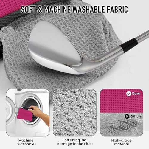 Waterproof Golf Club Cleaner Bag and Golf Ball Washer - Image 3